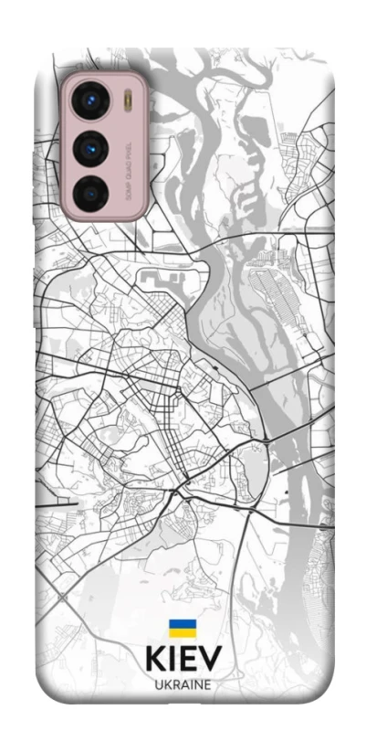 Чохол на Motorola Moto G42 Kiev white map фото 1 з 1