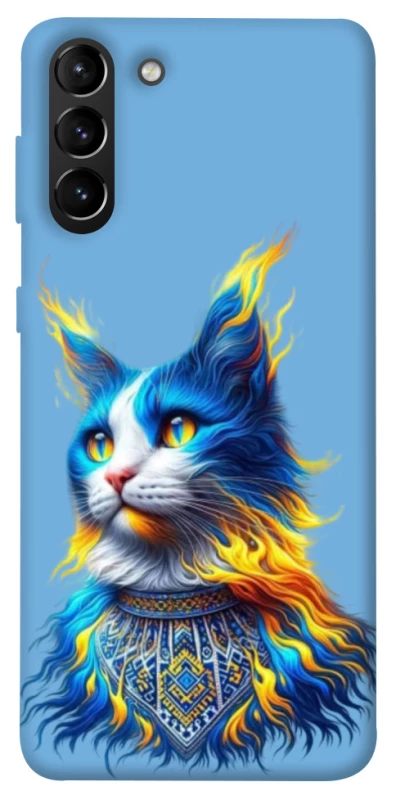 Чохол на Samsung Galaxy S21+ Кіт патріот фото 1 з 1