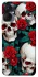 Чохол на TECNO Spark 9 Pro (KH7n) skull and rose фото 1 з 1