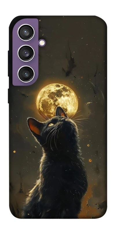 Чохол на Samsung Galaxy S23 FE Кіт під місяцем v2 фото 1 з 1