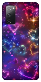 Чохол на Samsung Galaxy S20 FE Drawn hearts фото 1 з 1
