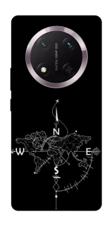 Чохол на Honor X9c Travel Map фото 1 з 1