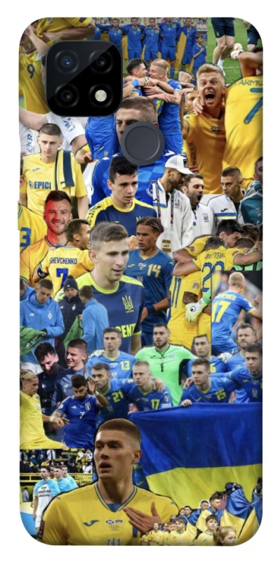 Чехол на Realme C21 UA-Football ver.6 фото 1 из 1