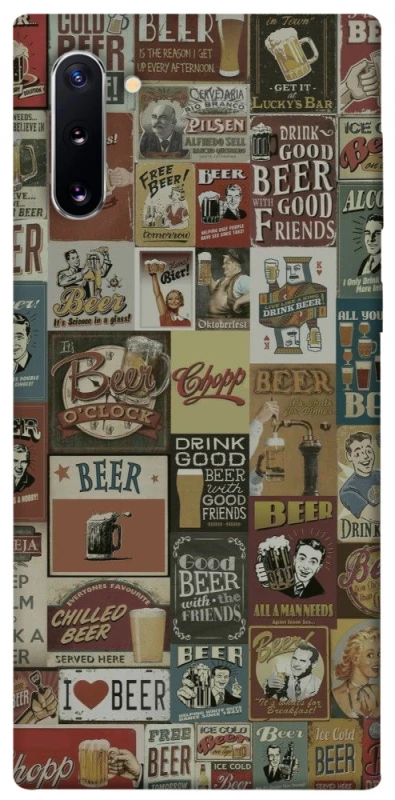 Чехол на Samsung Galaxy Note 10 Retro collage ver.1 фото 1 из 1