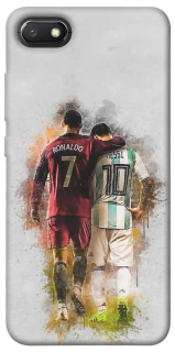 Чехол на Xiaomi Redmi 6A Ronaldo и Messi фото 1 из 1
