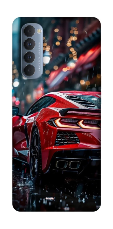 Чохол на Oppo Reno 4 Pro Red sports car фото 1 з 1