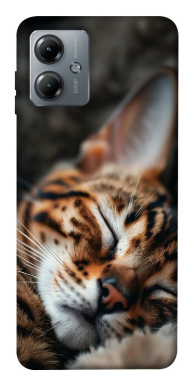 Чохол на Motorola Moto G14 Cat paws фото 1 з 1