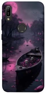Чохол на Huawei Y6 (2019) Boat and flamingo фото 1 з 1