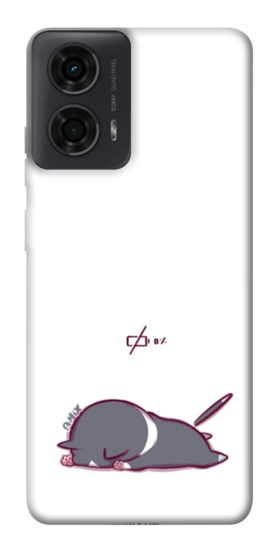 Чохол на Motorola Moto G24 The battery is dead фото 1 з 1