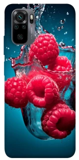 Чехол на Xiaomi Poco M5s Малинка в воде фото 1 из 1