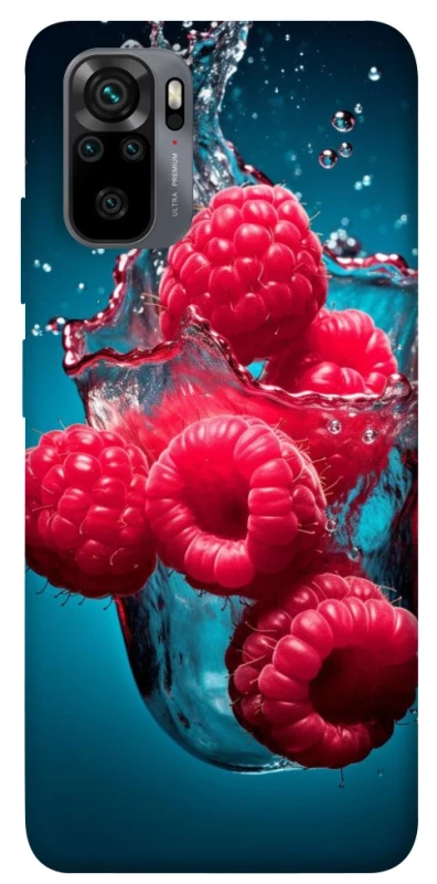 Чохол на Xiaomi Redmi Note 10 / Note 10s Малинка у воді фото 1 з 1