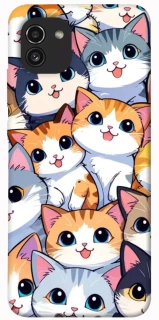 Чехол на Samsung Galaxy A03 Cute Cat v2 фото 1 из 1
