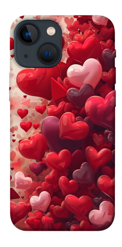 Чохол на Apple iPhone 13 mini (5.4") Many hearts фото 1 з 1