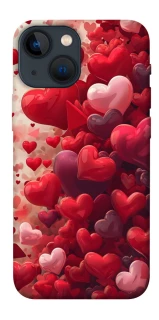 Чохол на Apple iPhone 13 mini (5.4") Many hearts фото 1 з 1