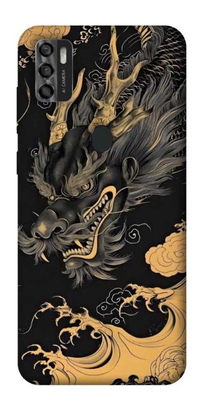 Чохол на ZTE Blade A7s (2020) gold dragon фото 1 з 1