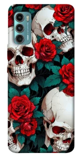 Чохол на Motorola Moto G60 skull and rose фото 1 з 1
