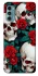 Чохол на Motorola Moto G60 skull and rose фото 1 з 1