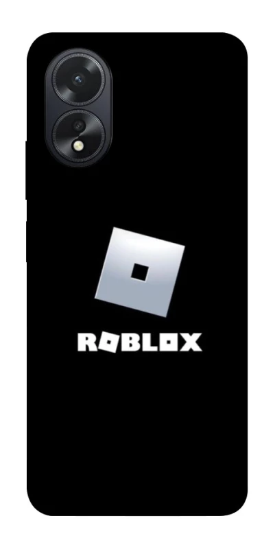 Чехол на Oppo A38 Roblox logo black фото 1 из 1