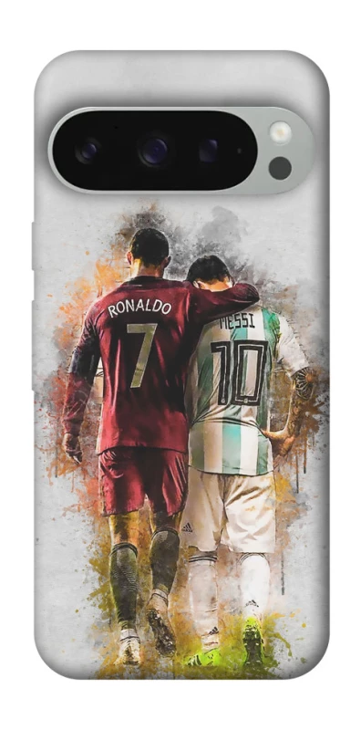 Чехол на Google Pixel 10 Pro XL Ronaldo и Messi фото 1 из 1