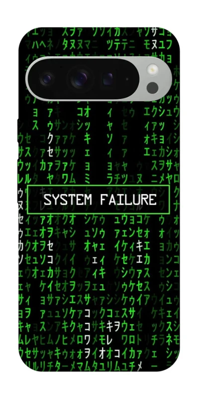 Чехол на Google Pixel 9 Pro XL Matrix system failure фото 1 из 1