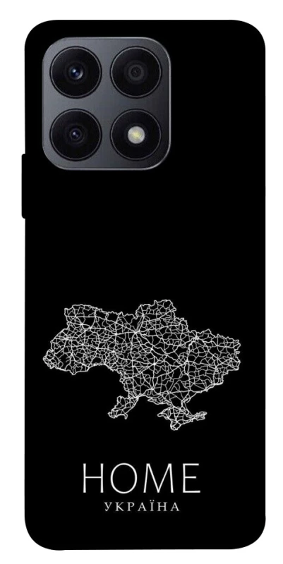 Чохол на Huawei Honor X8a Ukraine black map фото 1 з 1