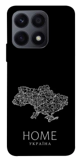Чохол на Huawei Honor X8a Ukraine black map фото 1 з 1