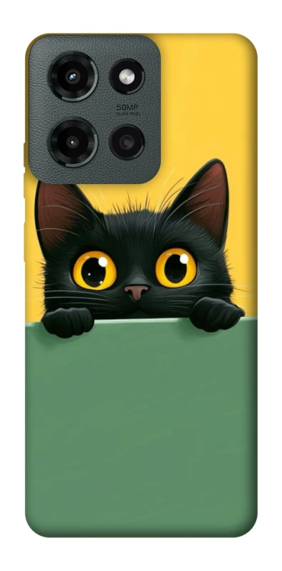 Чохол на Motorola Moto G Power (2025) Black cat v2 фото 1 з 1