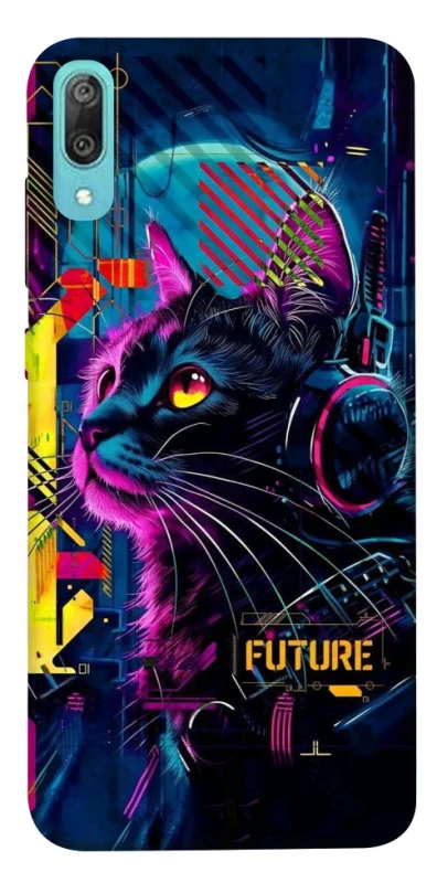 Чехол на Huawei Y6 Pro (2019) Cyber Cat v2 фото 1 из 1