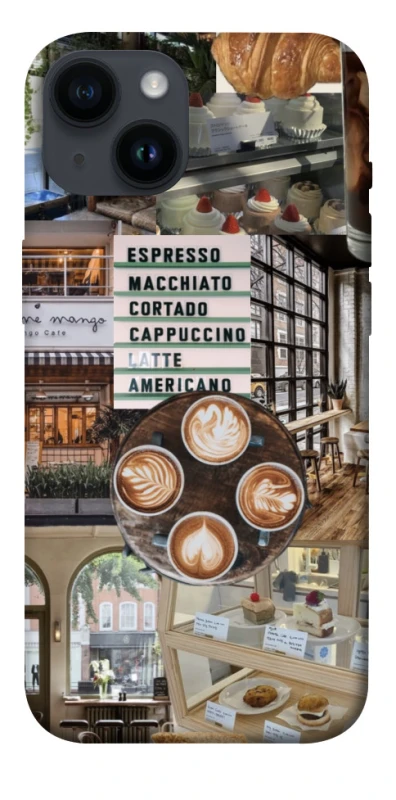 Чехол на Apple iPhone 14 (6.1") Coffee collage ver.5 фото 1 из 1