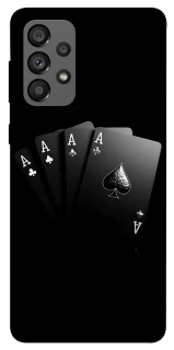 Чехол на Samsung Galaxy A73 5G Black Cards фото 1 из 1