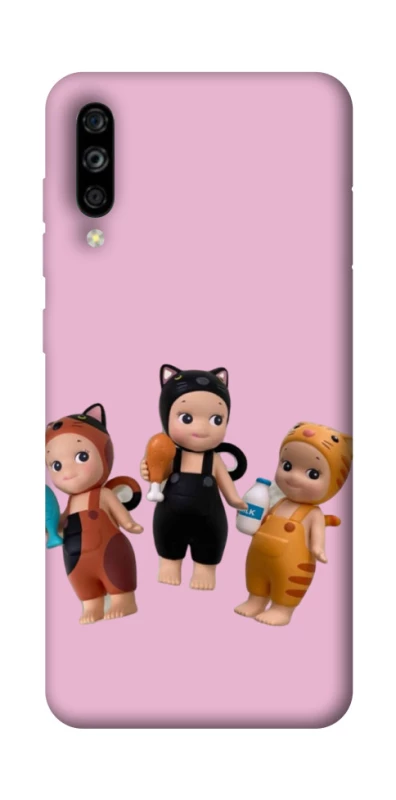 Чехол на ZTE Blade A7s (2019) Cat Cafe Trio фото 1 из 1