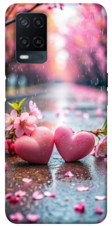 Чехол на Oppo A54 4G Pink heart фото 1 из 1