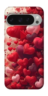 Чохол на Google Pixel 10 Pro XL Many hearts фото 1 з 1