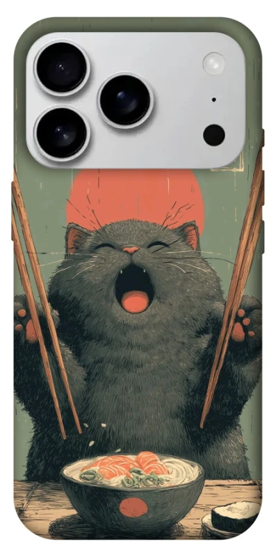 Чохол на Apple iPhone 17 Pro Max (6.9") Hungry Cat фото 1 з 1