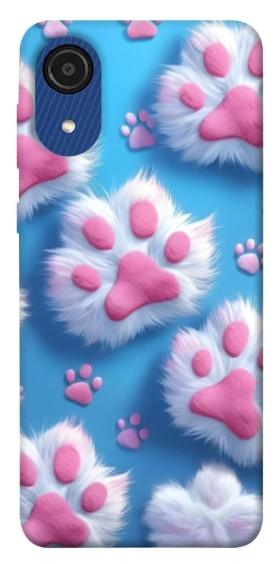 Чохол на Samsung Galaxy A03 Core Cat paw фото 1 з 1