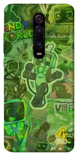 Чехол на Xiaomi Redmi K20 / K20 Pro / Mi9T / Mi9T Pro Dandysworld tv green theme фото 1 из 1