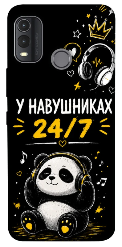 Чехол на Nokia G11 Plus У навушниках 24/7 фото 1 из 1
