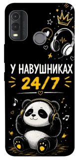 Чехол на Nokia G11 Plus У навушниках 24/7 фото 1 из 1