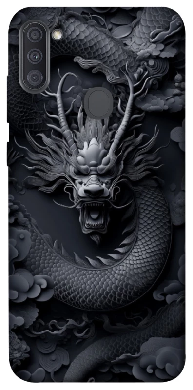 Чехол на Samsung Galaxy A11 black dragon фото 1 из 1