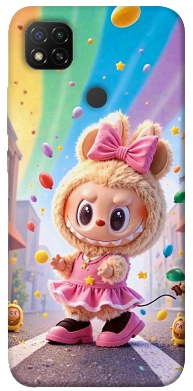 Чохол на Xiaomi Redmi 9C Labubu rainbow фото 1 з 1
