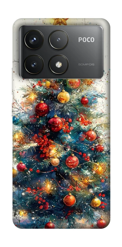 Чохол на Xiaomi Poco F6 Pro Новорічний v36 фото 1 з 1