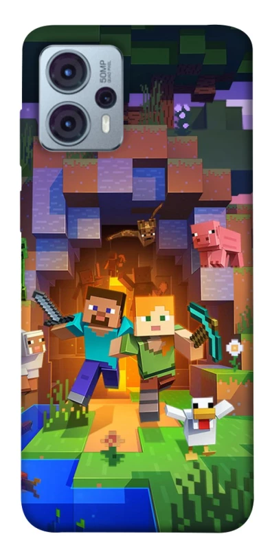 Чехол на Motorola Moto G23 Minecraft game фото 1 из 1
