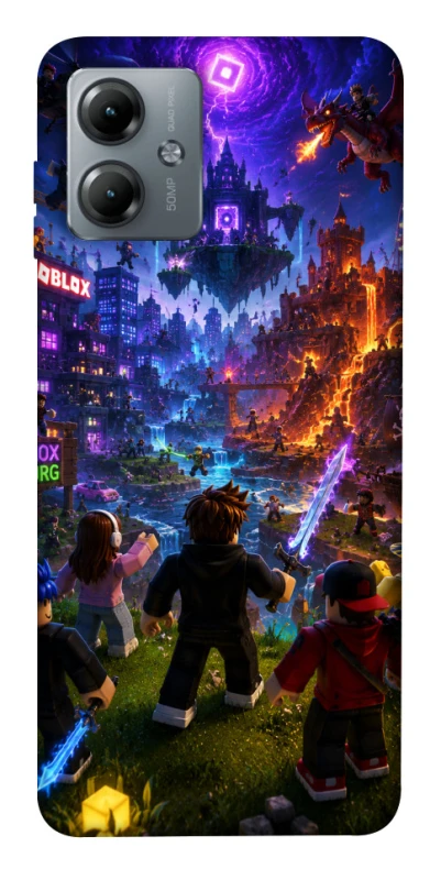 Чехол на Motorola Moto G14 Roblox aesthetics ver.12 фото 1 из 1