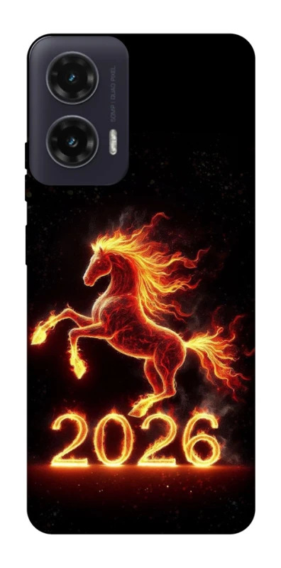 Чохол на Motorola Moto G35 Red Fire Horse ver.1 фото 1 з 1