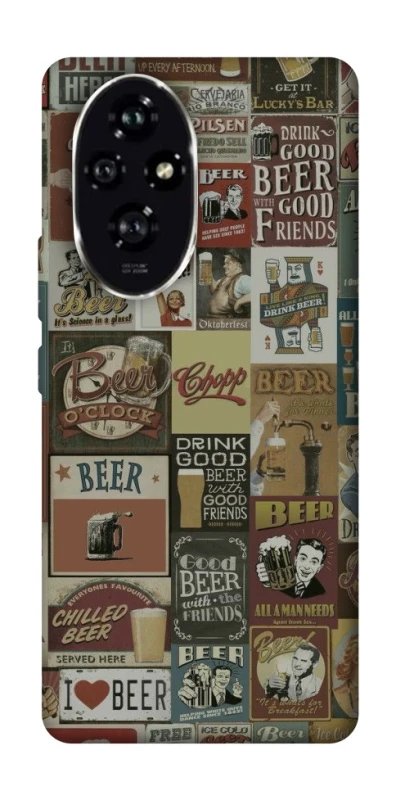 Чохол на Honor 200 Retro collage ver.1 фото 1 з 1