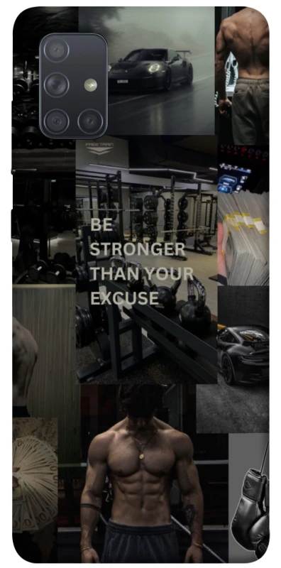 Чехол на Samsung Galaxy A71 Be stronger фото 1 из 1