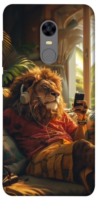 Чохол на Xiaomi Redmi 5 Plus / Redmi Note 5 (Single Camera) Лев v2 фото 1 з 1