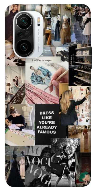 Чехол на Xiaomi Redmi K40 / K40 Pro / K40 Pro+ / Poco F3 Fashion collage ver.11 фото 1 из 1