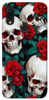Чохол на Xiaomi Redmi 7 skull and rose фото 1 з 1
