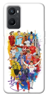 Чехол на Oppo A96 Football Abstract v2 фото 1 из 1